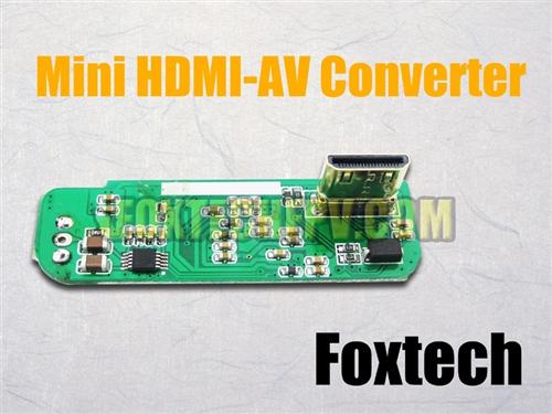 Foxtech Mini HDMI-AV Converter(PAL) [FT-Mini-HDMI-AV-Conv-P]